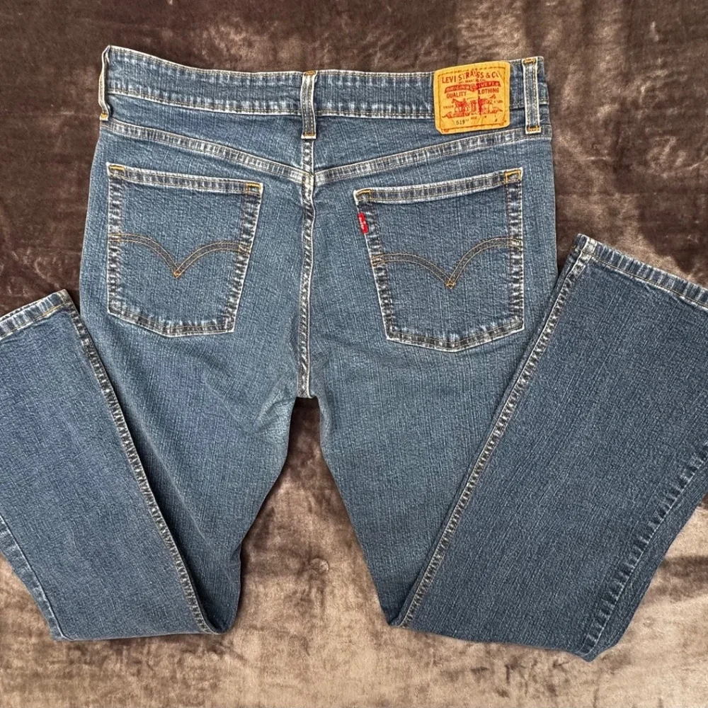 Y2K, Classic early 2000s‎ vibes Levi's 519 Blue Jeans Size 11Jrs Low Rise Flare